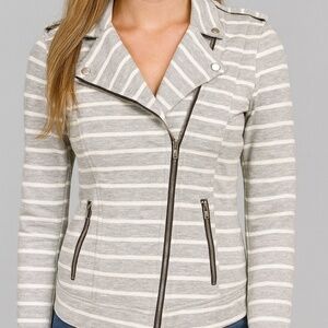 Market & Spruce – Lightweight Striped Jacket